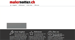 Desktop Screenshot of malernotter.ch